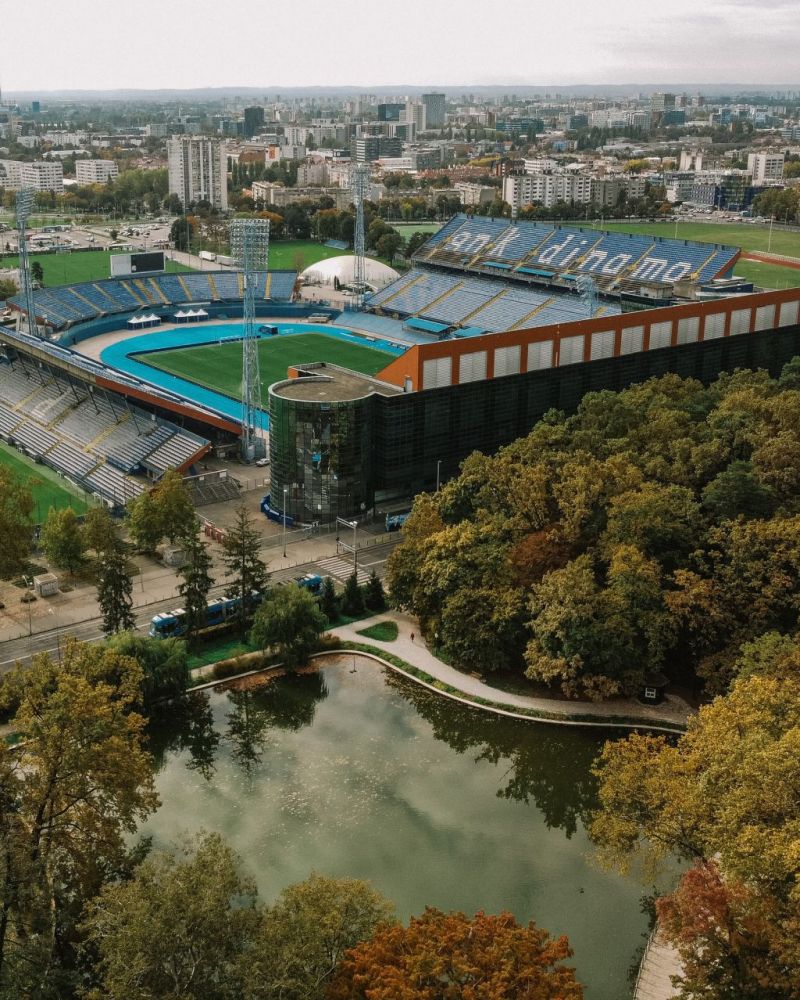 Stadion Maksimir, pogled prema jugu